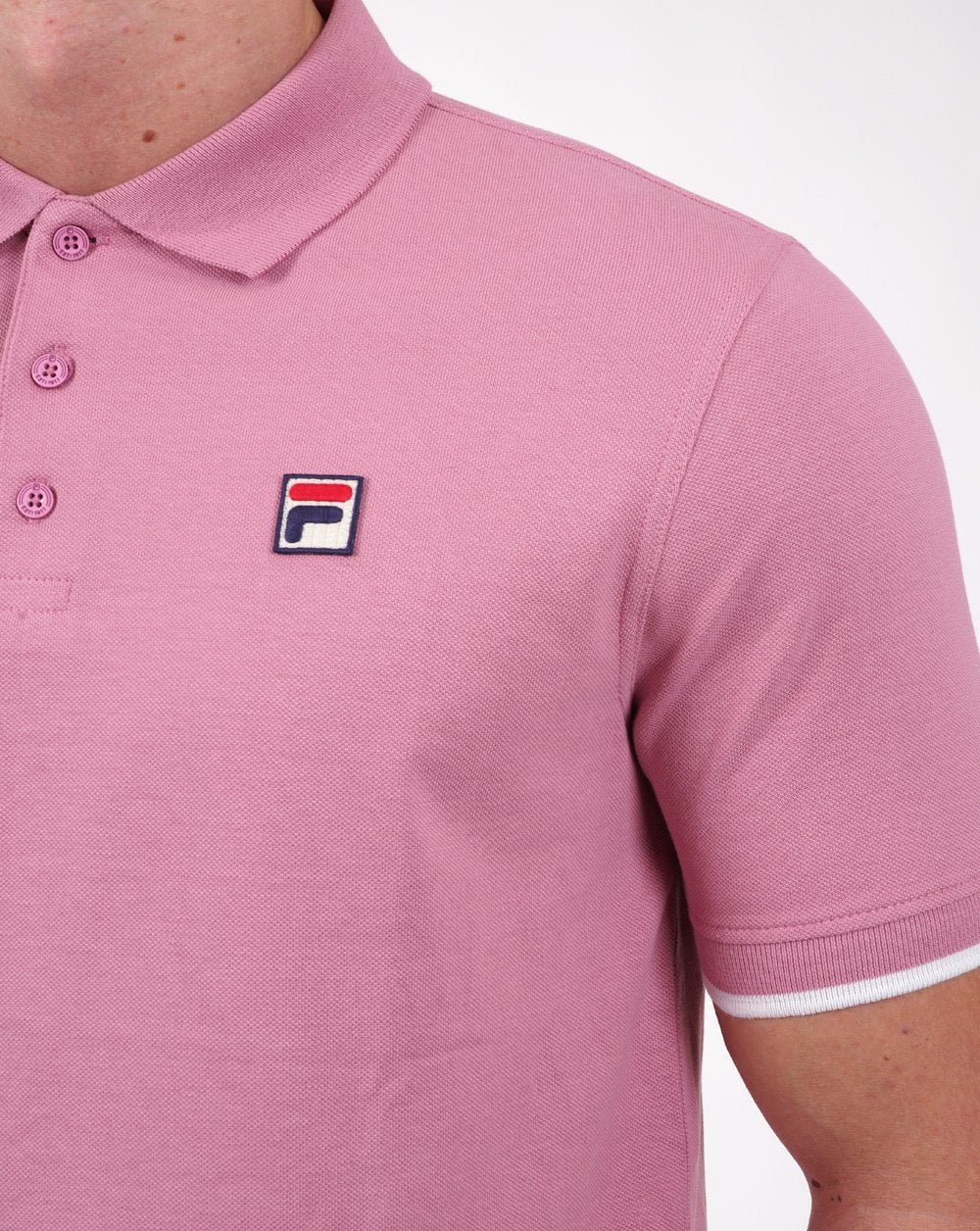 Fila Vintage Classic Poloshirt Foxglove Pink