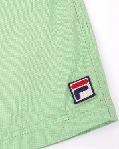 Fila Vintage Relaxed Chino Shorts Hellgrün