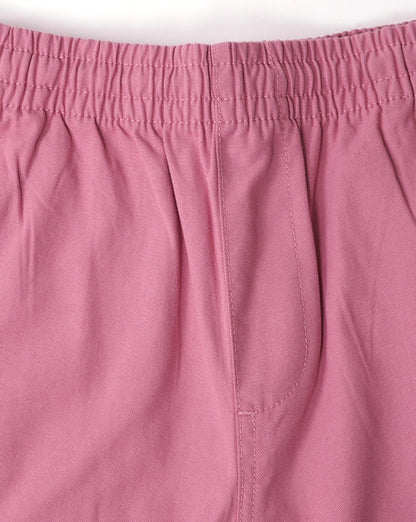 Fila – Vintage – Entspannte Chino-Shorts in Fingerhut-Rosa