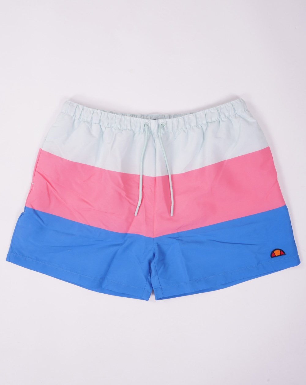 Ellesse Block Badeshorts Himmelrosa Blau