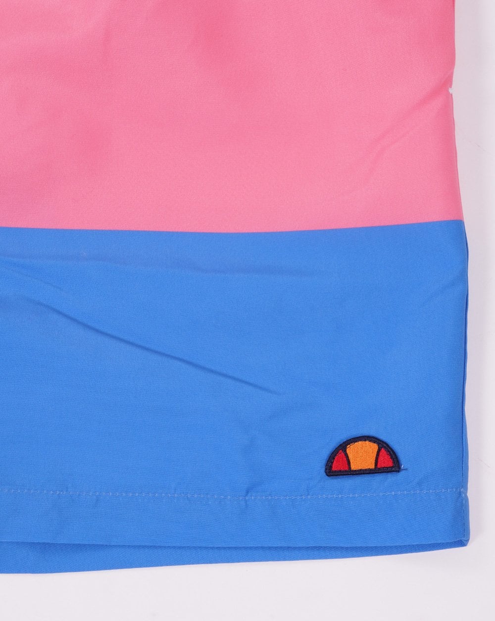 Ellesse Block Swim Shorts Sky Pink Blue