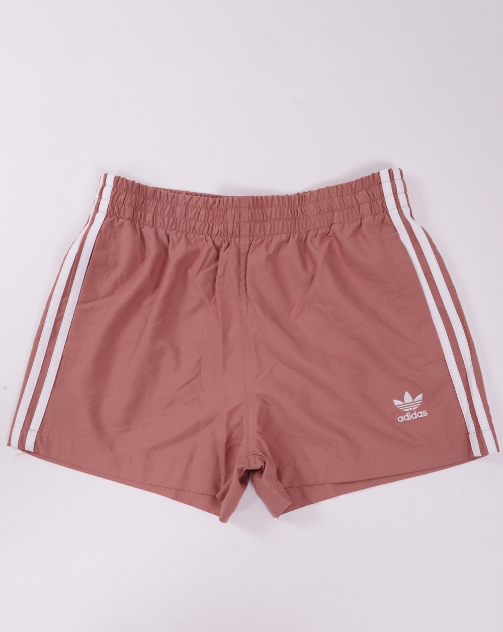 Adidas Originals – Badeshorts mit 3 Streifen in Ton