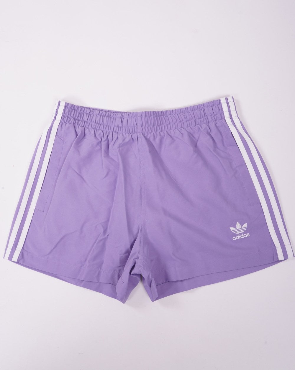 Adidas Originals 3-Streifen Badeshorts Flieder
