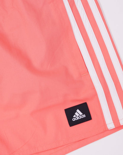 Adidas 3-Streifen CLX Badeshorts Koralle