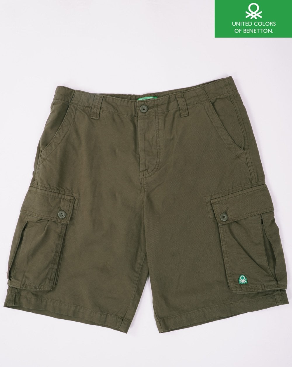 Benetton Cargoshorts Khakigrün