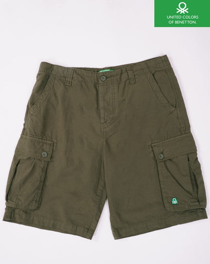 Benetton Cargoshorts Khakigrün
