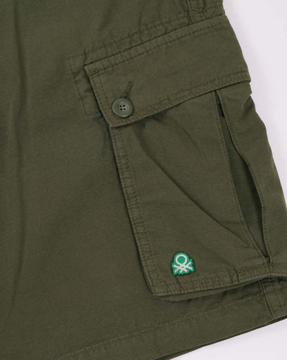 Benetton Cargoshorts Khakigrün