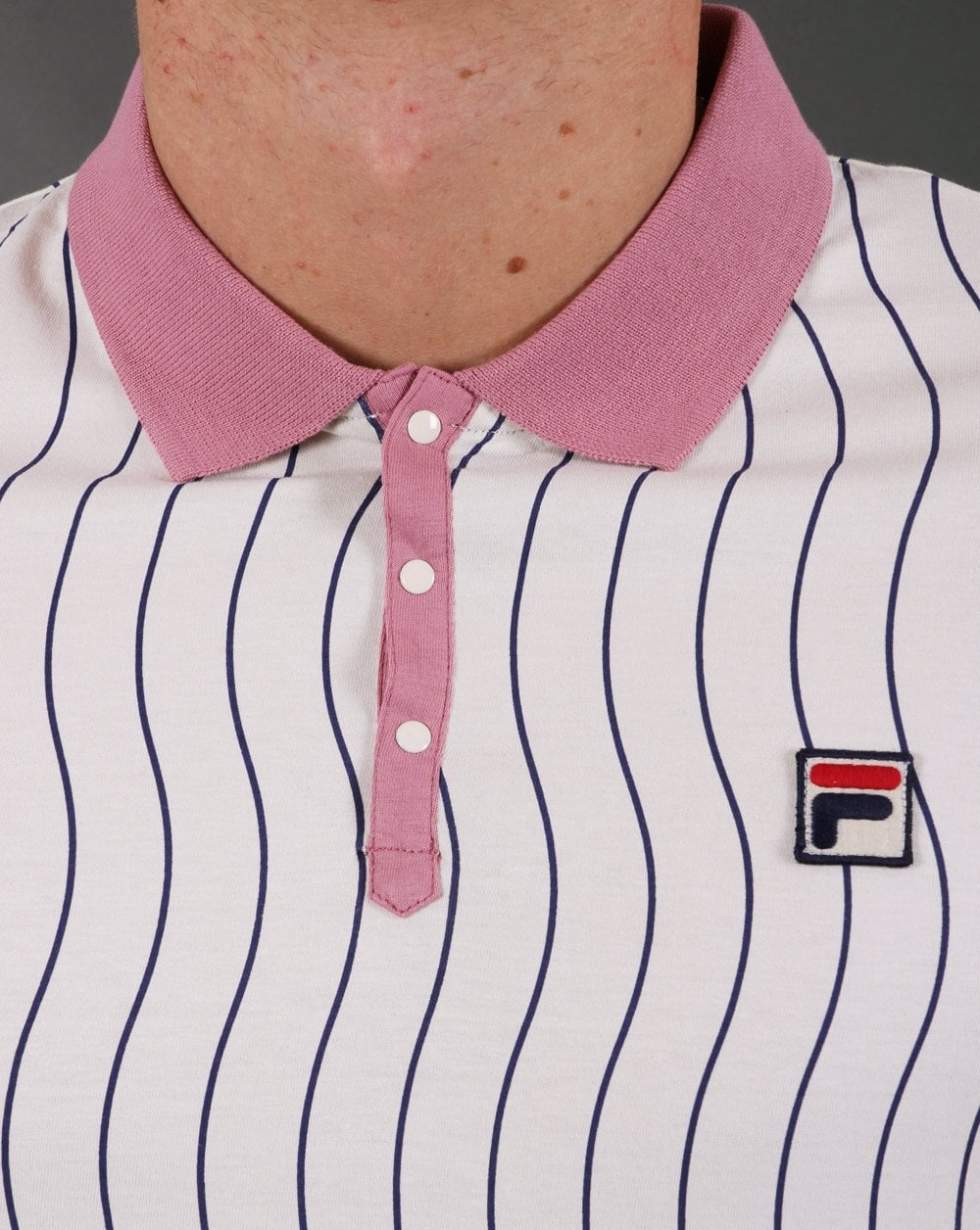 Fila Vintage Ellery Poloshirt Off White