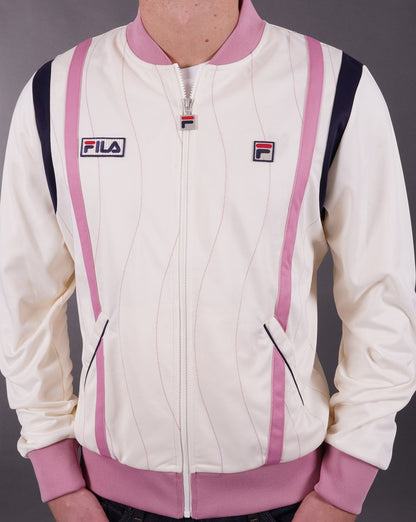 Fila Vintage Settanta Wave Mk4 Trainingsjacke Off-White