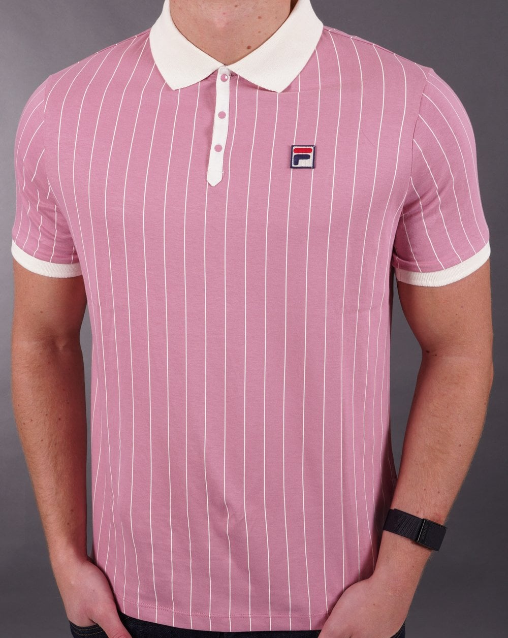 Fila Vintage Bb1 Poloshirt Fingerhut Pink