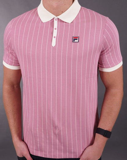 Fila Vintage Bb1 Poloshirt Fingerhut Pink