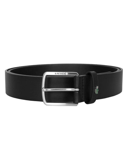 Lacoste Ledergürtel Schwarz