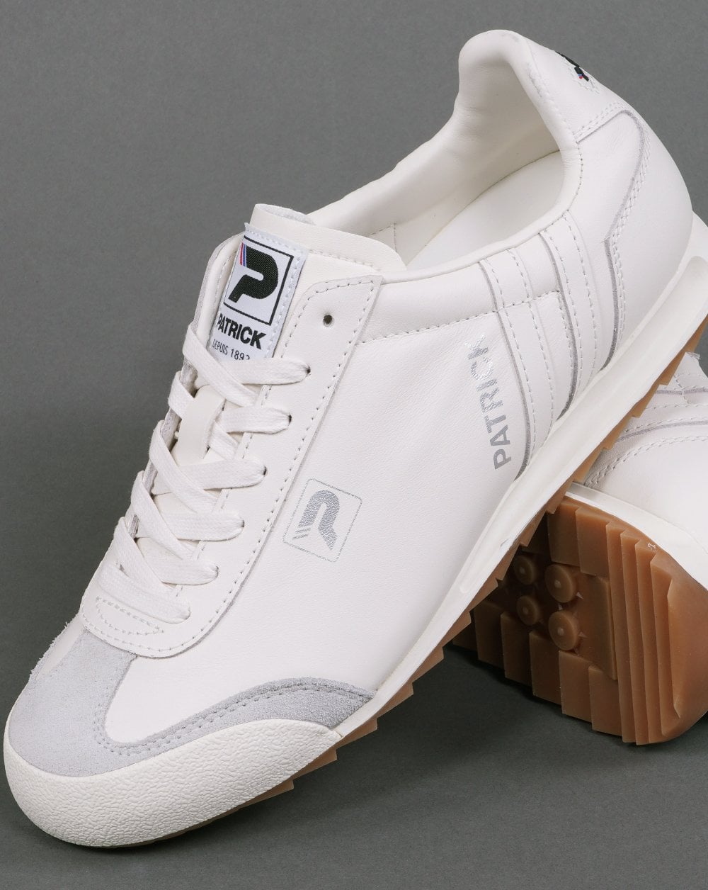 Patrick Original Sneaker Leder Triple White