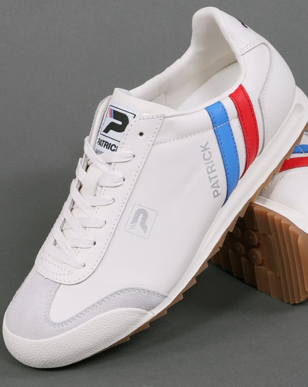 Patrick Original Sneakers Weiß Blau Rot