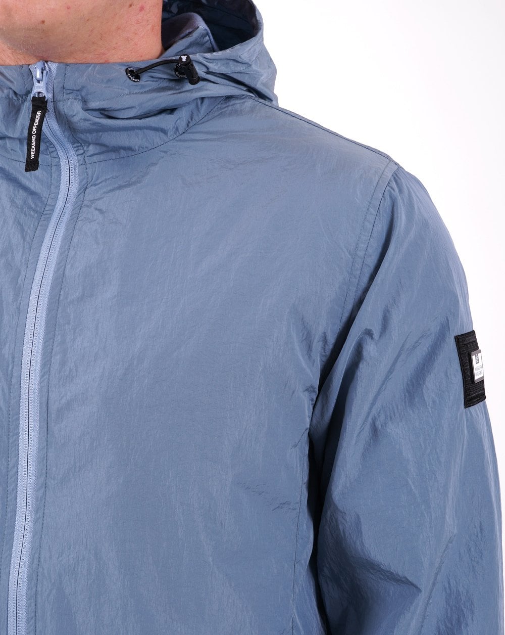 Weekend Offender Technikerjacke Schieferblau
