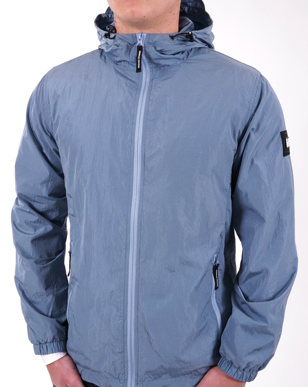 Weekend Offender Technikerjacke Schieferblau