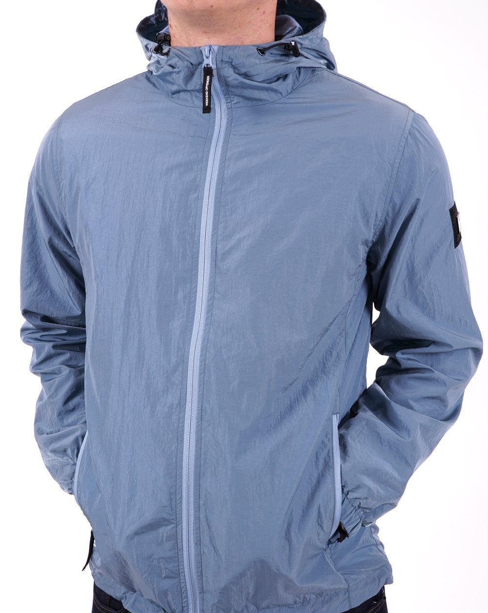 Weekend Offender Technikerjacke Schieferblau