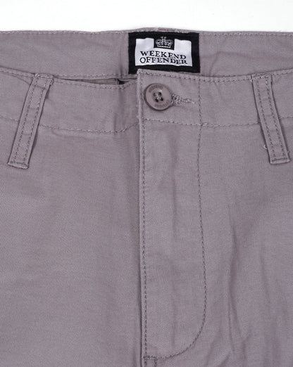 Weekend Offender Cargo Shorts Rauchgrau