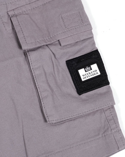 Weekend Offender Cargo Shorts Rauchgrau