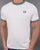 Sergio Tacchini check ringer  T Shirt off white