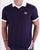 Sergio Tacchini Retro Polo Shirt Navy Blue