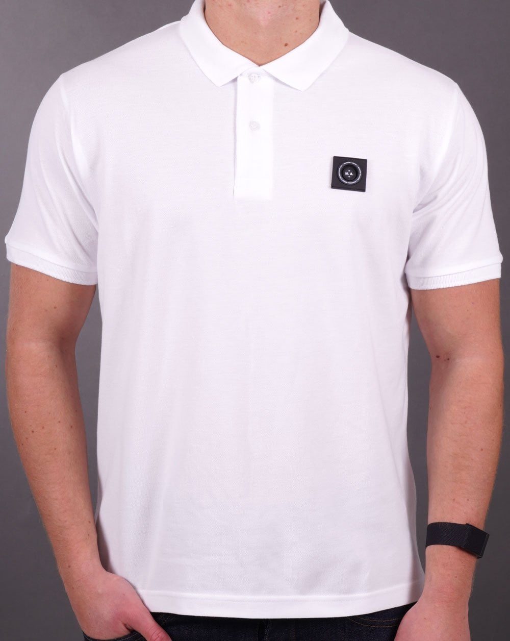 Marshall Artist Siren Poloshirt Weiß