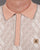 Gabicci Vintage Dafoe Knit Polo Cream peach