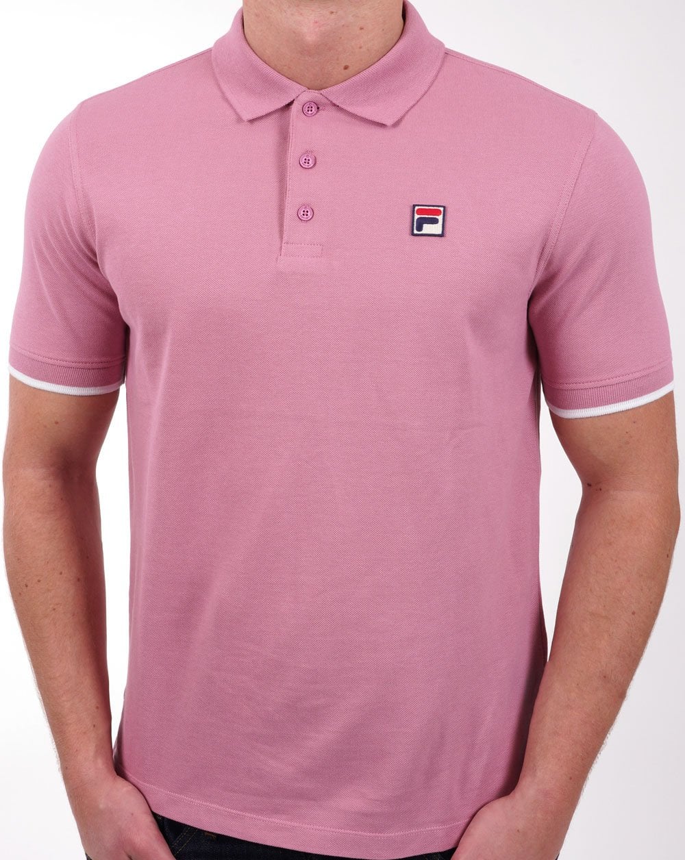 Fila Vintage Classic Poloshirt Foxglove Pink
