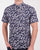 Gant Floral Cotton Linen SS Shirt Navy