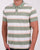 Gant Multi Stripe Pique Polo Shirt Green