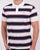 Gant Multi Stripe Pique Polo Shirt White