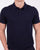 Benetton Knitted Polo Shirt Navy