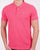 Tommy Jeans Signature Placket Polo Shirt Hot Pink