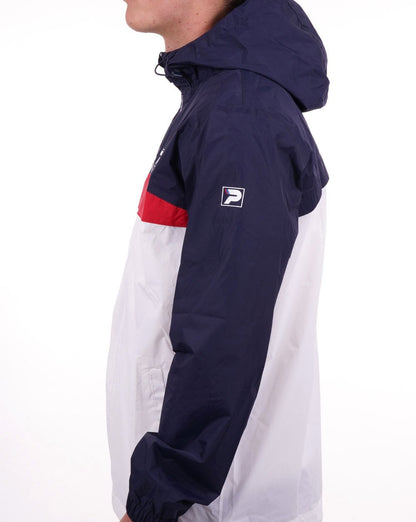 Patrick Klassische Regenjacke Marineblau/Weiß