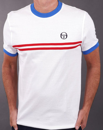 Sergio Tacchini Supermac T-Shirt Weiß/Rot