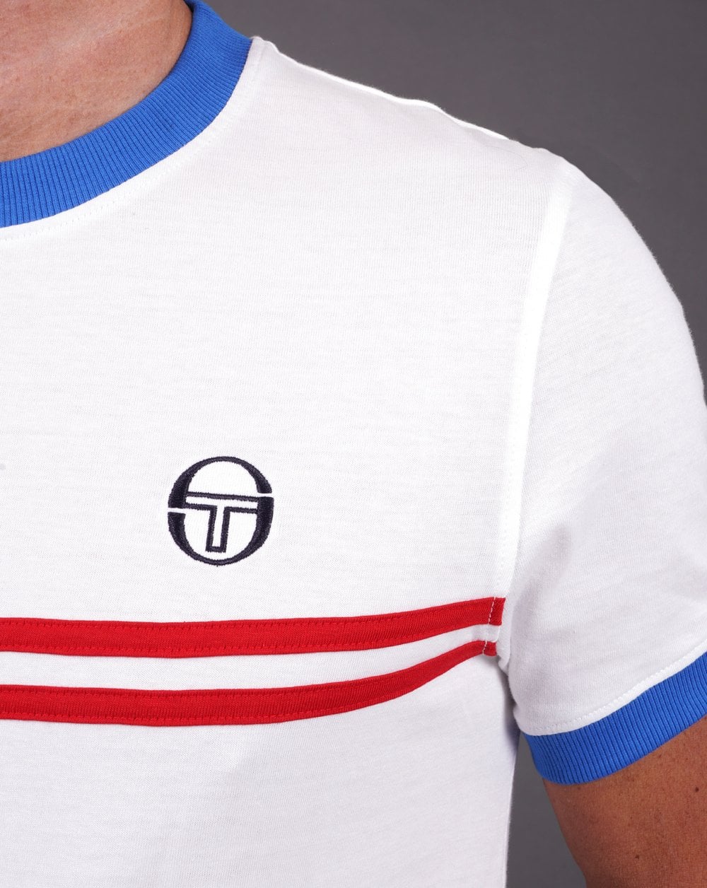 Sergio Tacchini Supermac T-Shirt Weiß/Rot