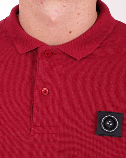Marshall Artist Siren Poloshirt Dunkelrot