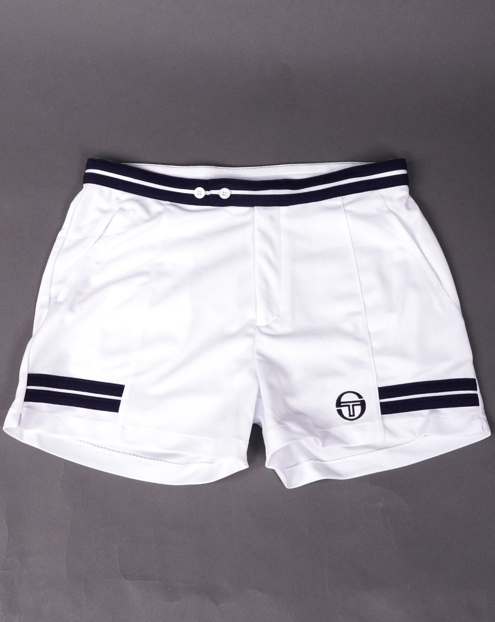 Sergio Tacchini Supermac Tennisshorts Weiß