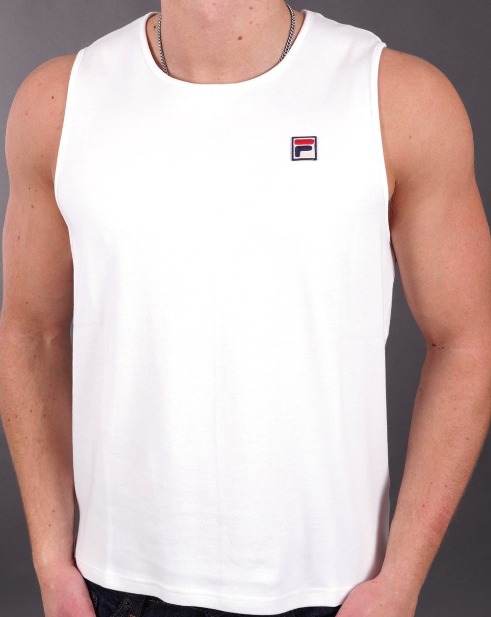 Fila Vintage Weste Weiß