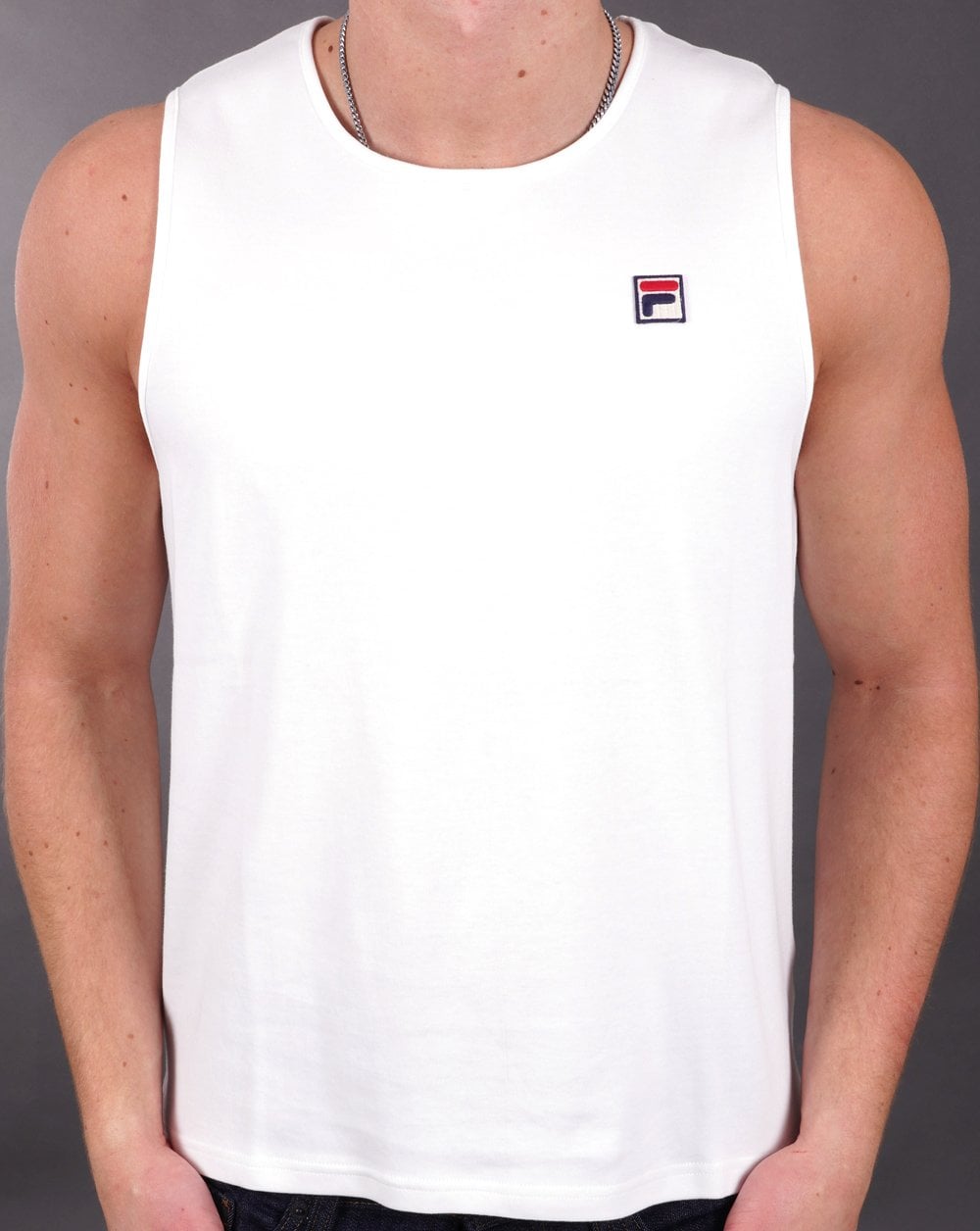 Fila Vintage Weste Weiß