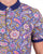 Pretty Green Festival Paisley Polo Shirt Multi-Colour