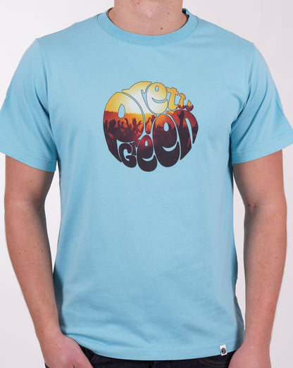 Pretty Green Festival Crowd T-Shirt Hellblau