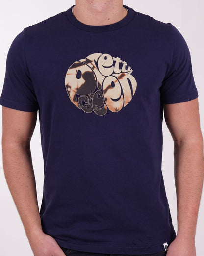 Pretty Green Frontman T-Shirt Marineblau