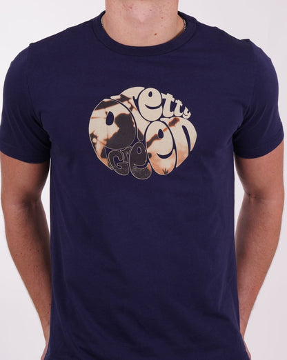 Pretty Green Frontman T-Shirt Marineblau