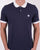 Pretty Green Ribera Polka Dot Polo Navy