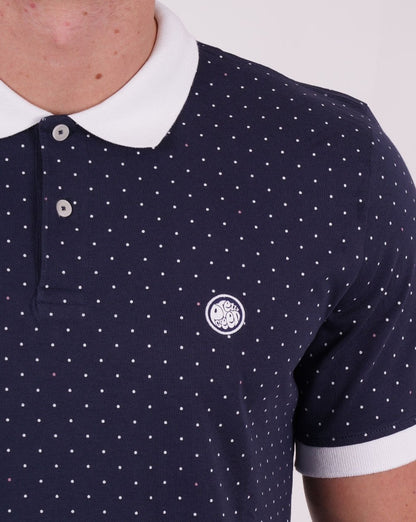Hübsches grünes Ribera Polka Dot Polo Navy
