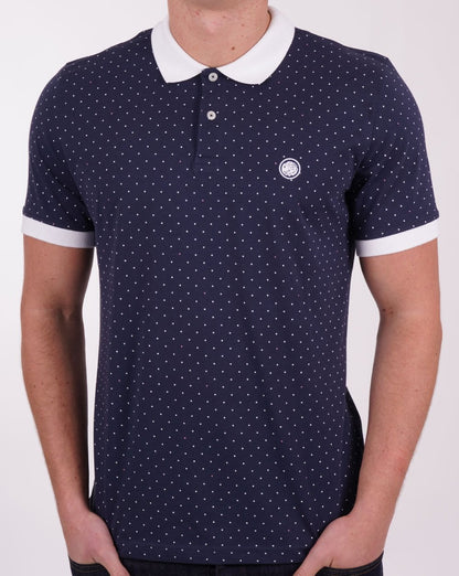 Hübsches grünes Ribera Polka Dot Polo Navy