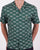 Lacoste Monogram Cuban SS Shirt Green/White