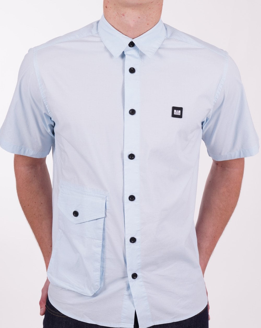 Weekend Offender Barboza SS Shirt Himmelblau