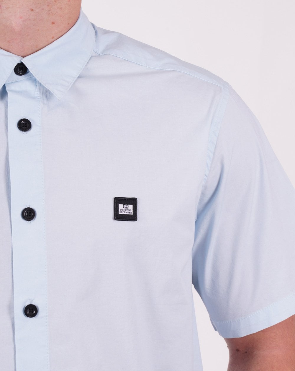 Weekend Offender Barboza SS Shirt Himmelblau